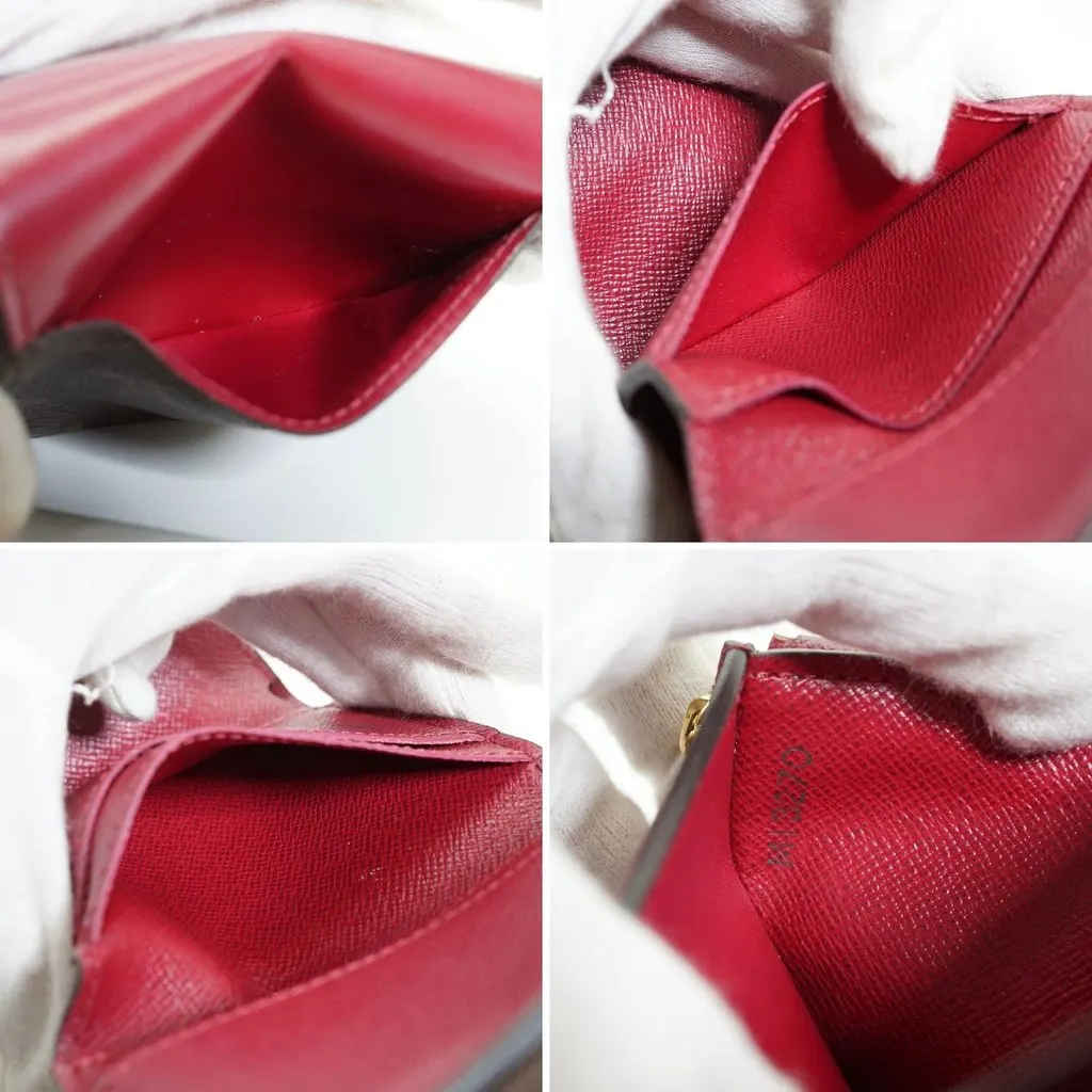 Louis Vuitton Wallet Burgundy Canvas Good - Box View