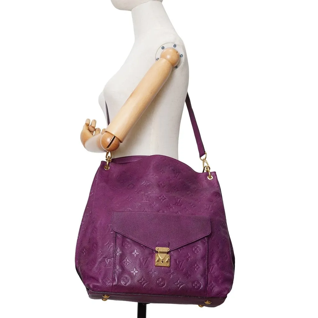 Louis Vuitton Hobos Metis MultiColor Leather Good - Back View