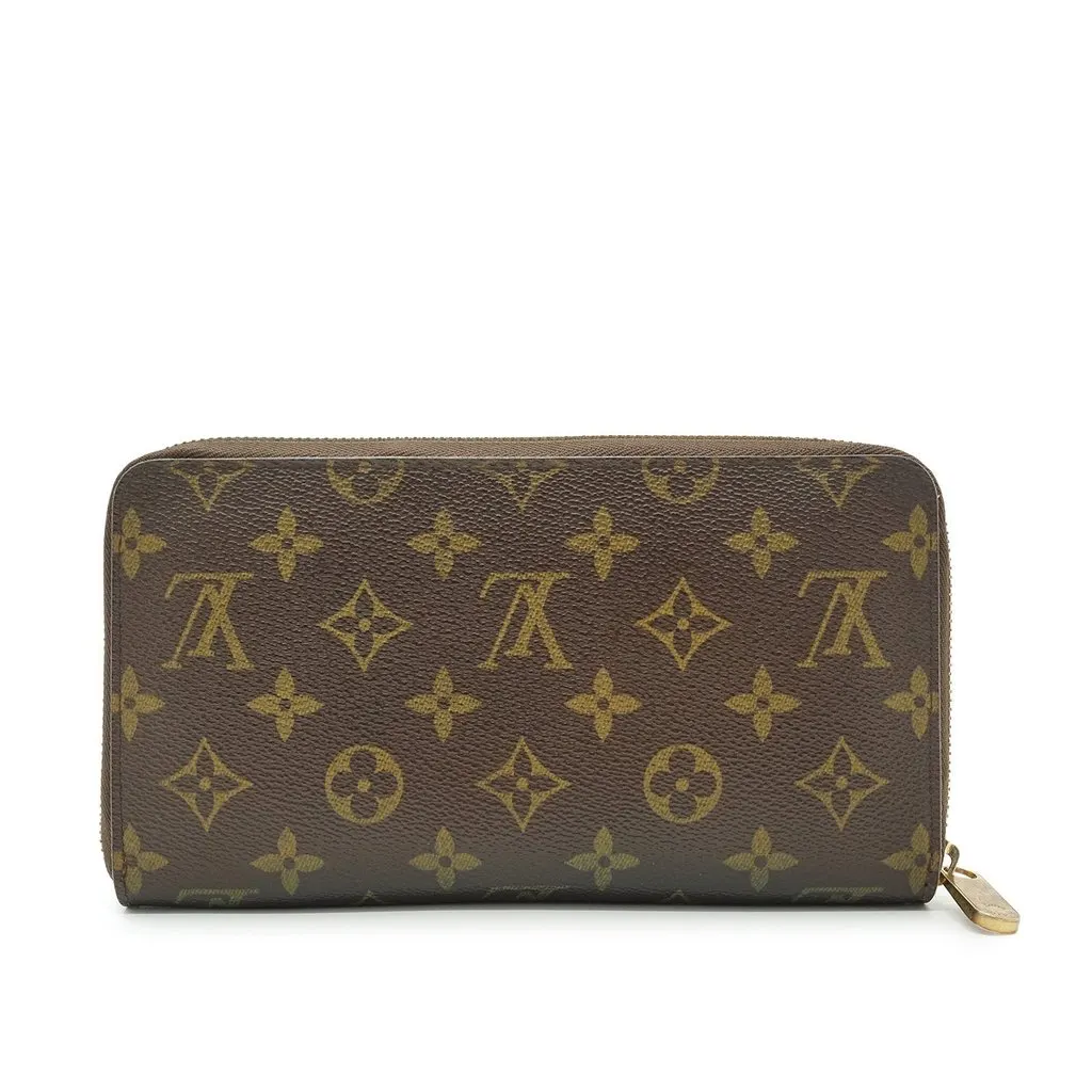 Louis Vuitton Wallet Brown Canvas Good - Back View