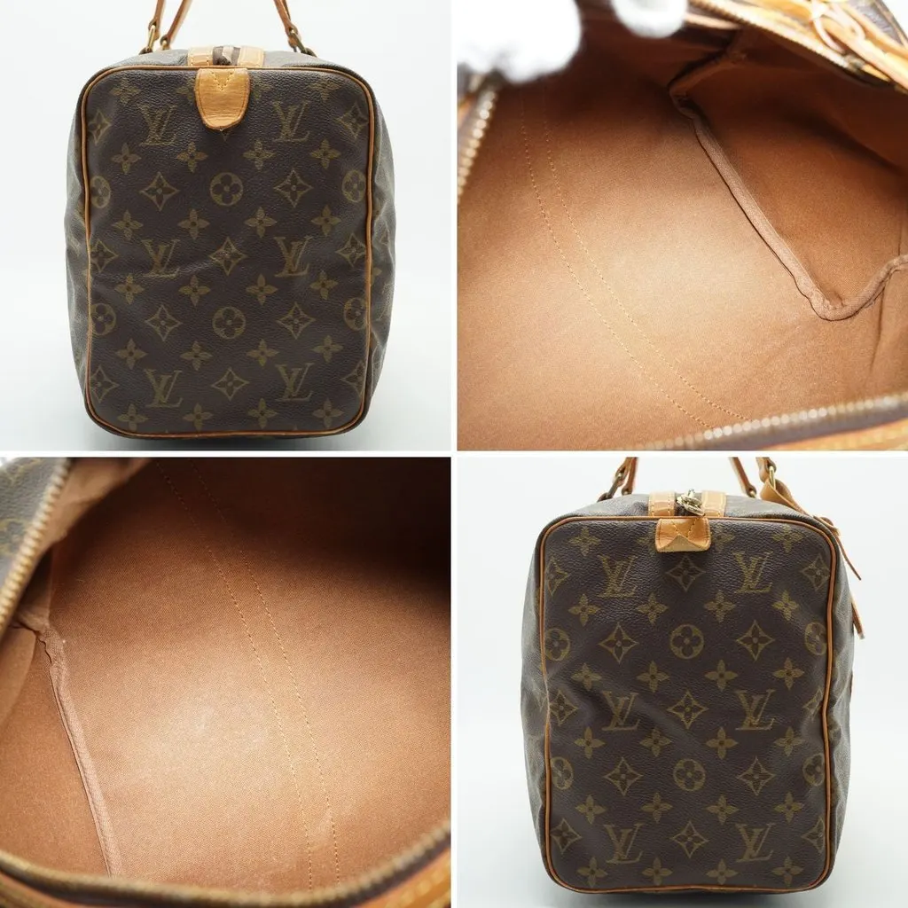 Louis Vuitton Handbag Vintage Sac souple Brown Canvas Good - Model View