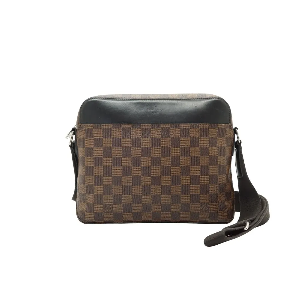 Louis Vuitton Crossbody Bag Jake Gold Canvas Good - Front View