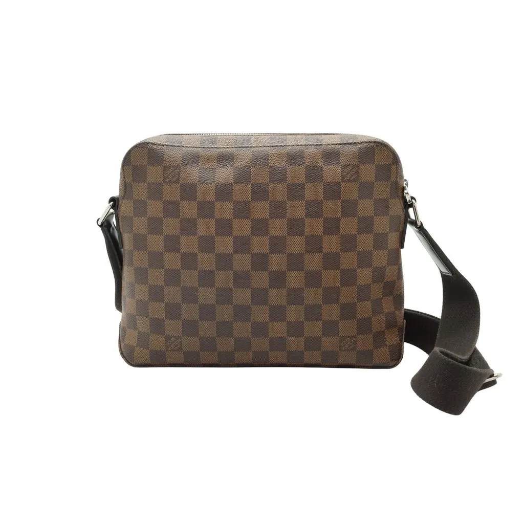 Louis Vuitton Crossbody Bag Jake Gold Canvas Good - Back View