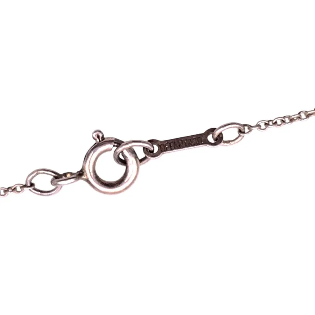 Tiffany & Co Necklace Silver Lace Good - Model View