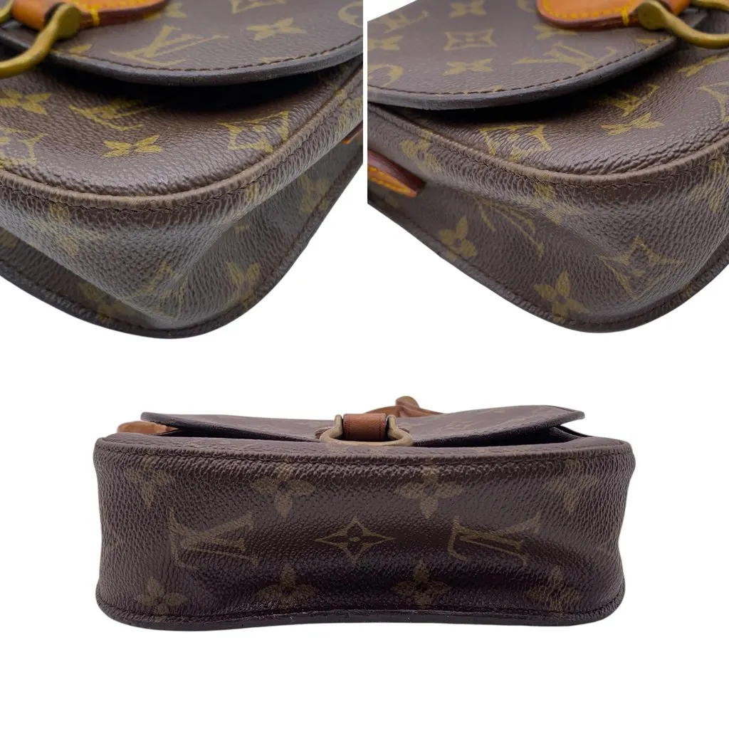 Louis Vuitton Crossbody Bag Vintage Saint Cloud vintage Brown Canvas Good - Model View