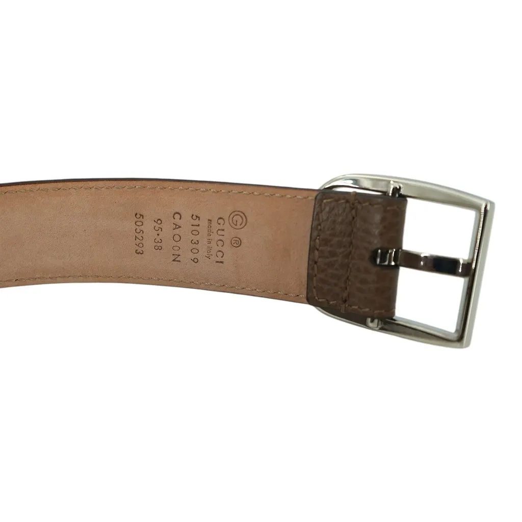 Gucci Belt Brown Leather Good - Inside View