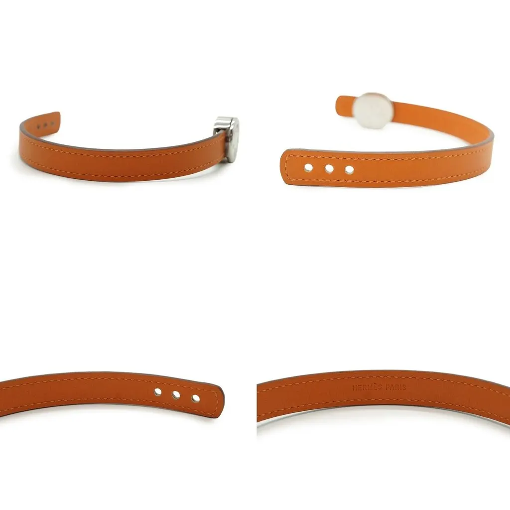 Hermes Bracelet Black Leather Good - Inside View