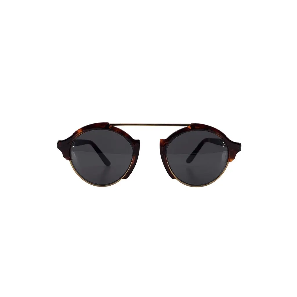 Unsigned Sunglasses Brown Good - Front View