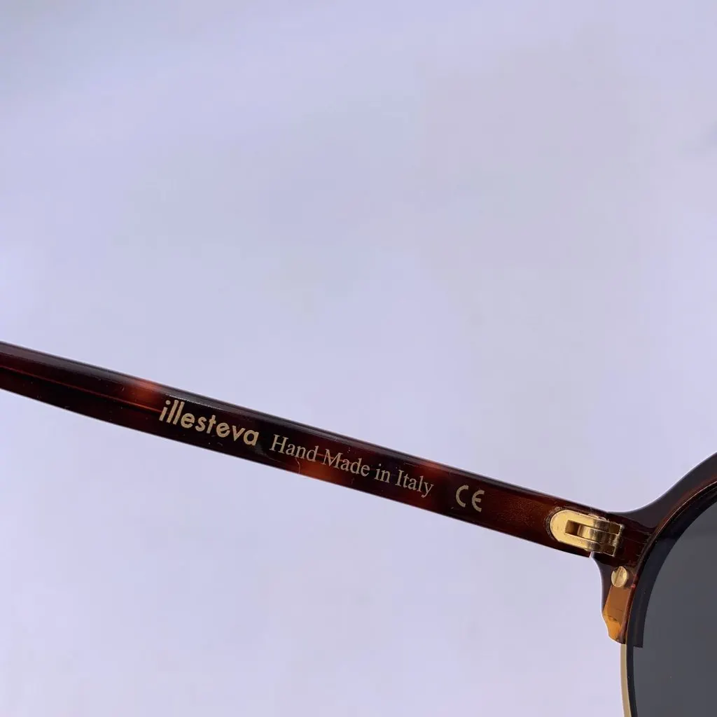 Unsigned Sunglasses Brown Good - Inside View