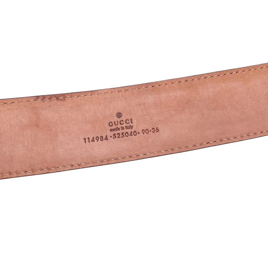 Gucci Belt Brown Leather Good - Model View