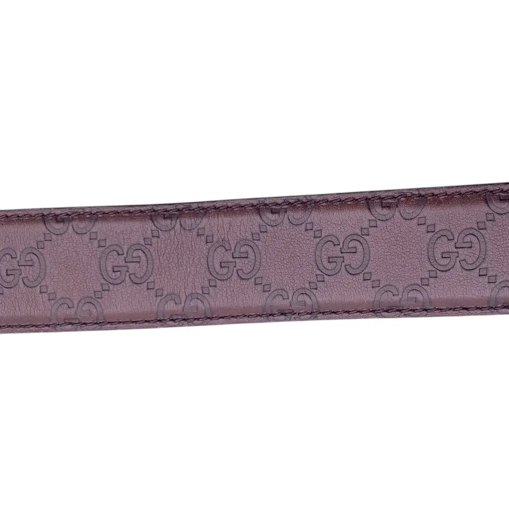 Gucci Belt Brown Leather Good - Inside View