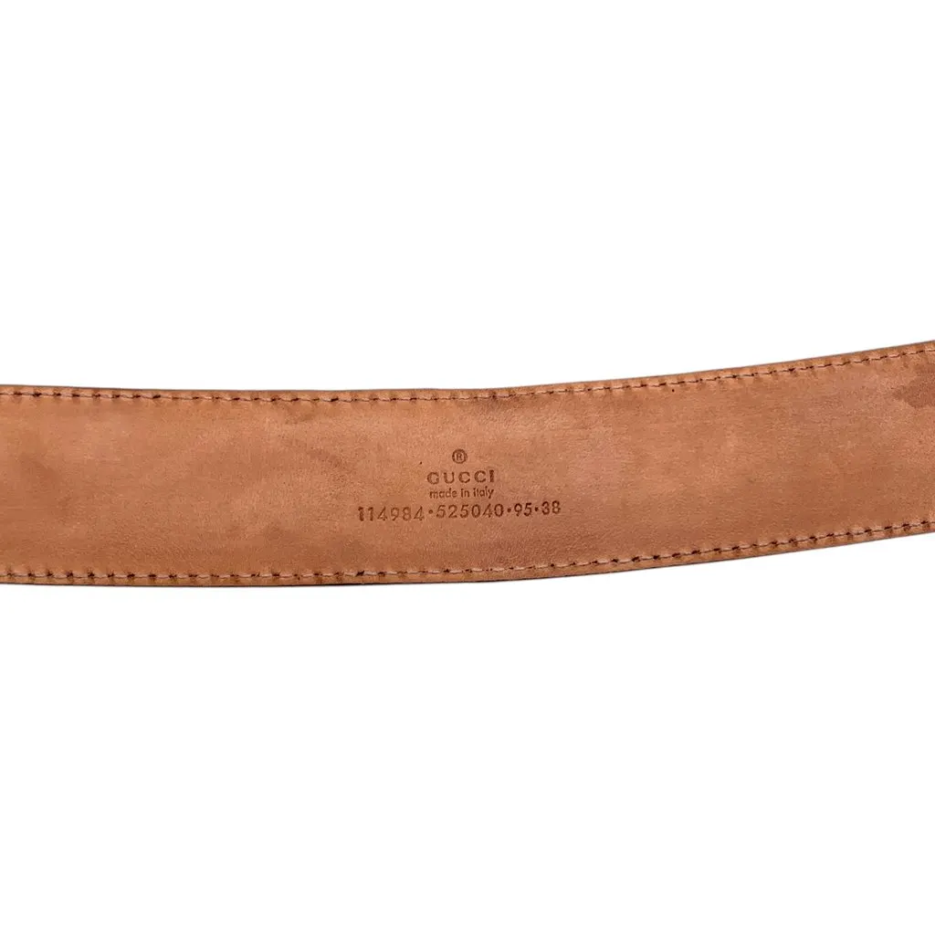 Gucci Belt Brown Leather Good - Model View
