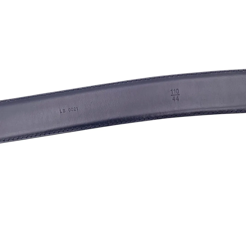 Louis Vuitton Belt Black Leather Good - Model View