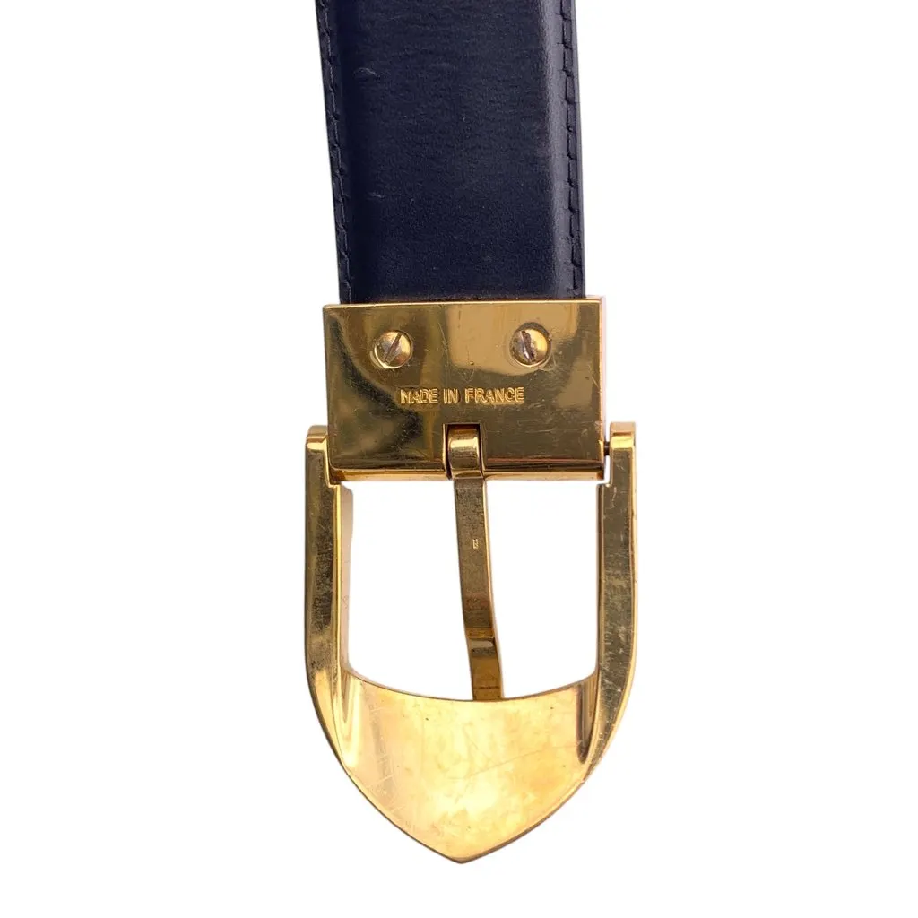 Louis Vuitton Belt Black Leather Good - Box View