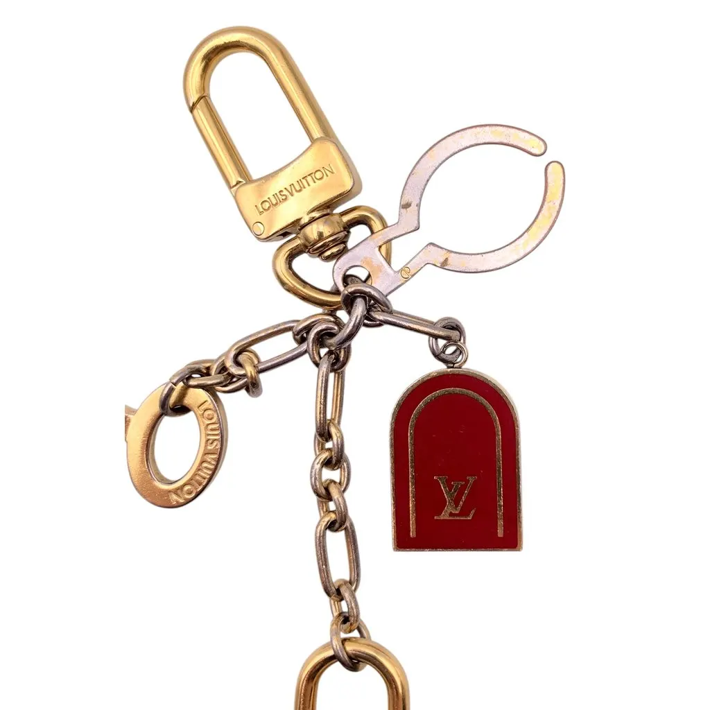 Louis Vuitton Accessory Burgundy Good - Inside View