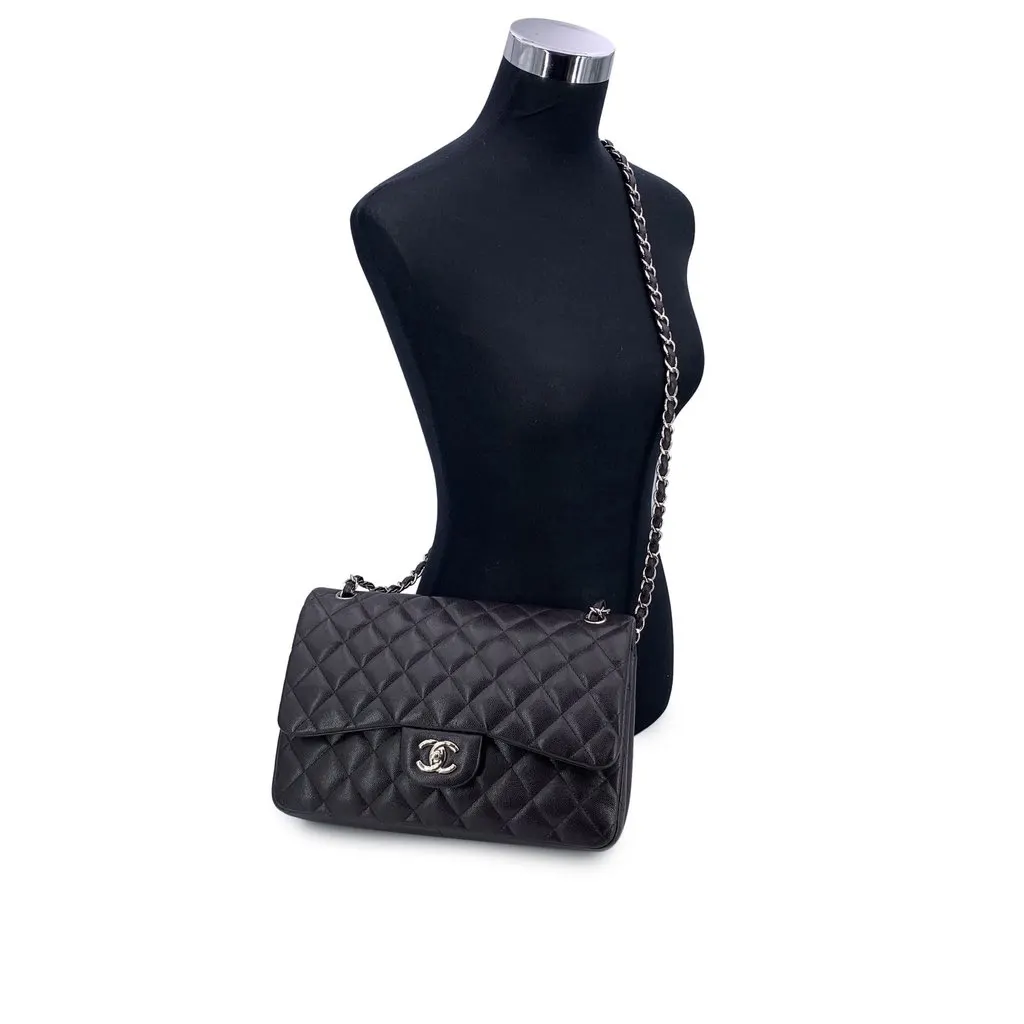 Chanel Shoulder Bag Timeless/Classique Brown Leather Good - Back View