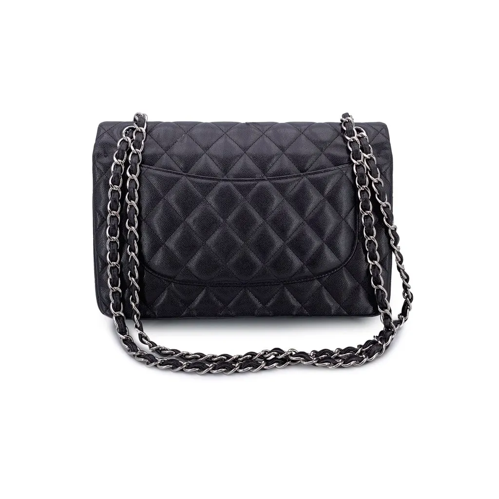 Chanel Shoulder Bag Timeless/Classique Brown Leather Good - Model View