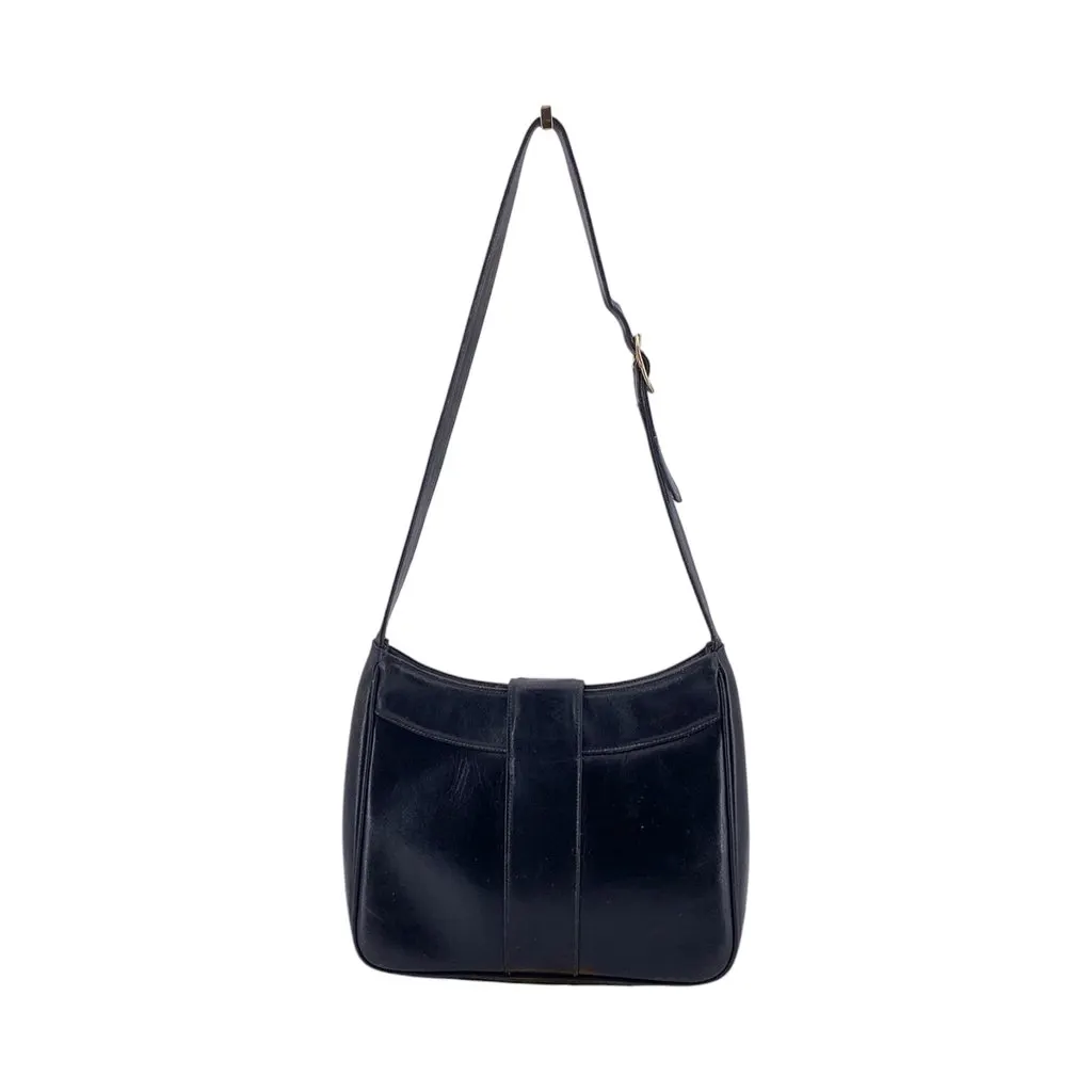 Gucci Shoulder Bag Vintage Not Applicable Black Leather Good - Inside View