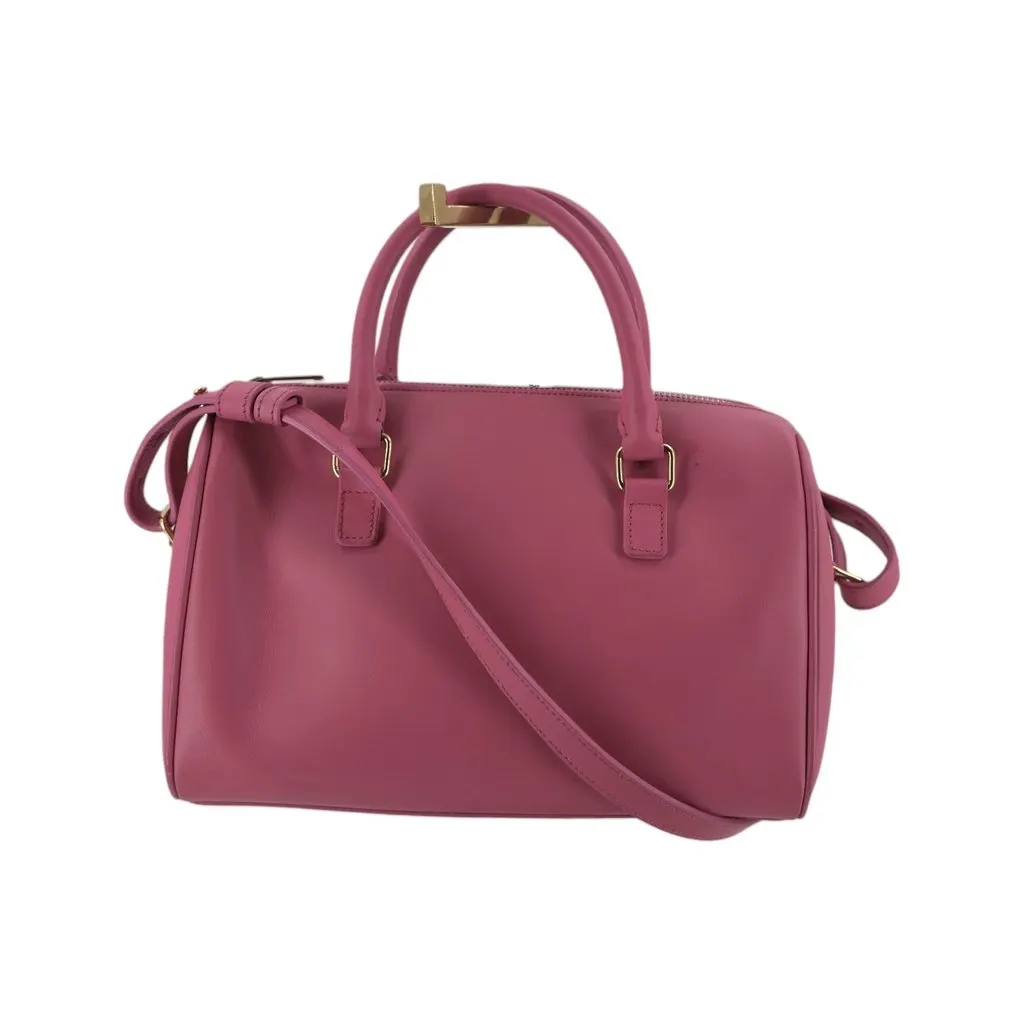 Saint Laurent Handbag Baby Duffle Pink Leather Good - Inside View