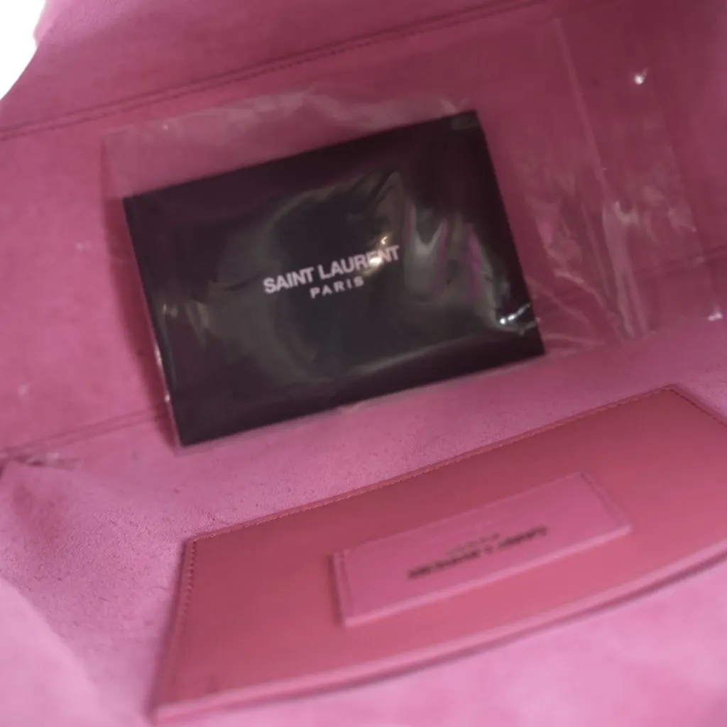 Saint Laurent Handbag Baby Duffle Pink Leather Good - Box View