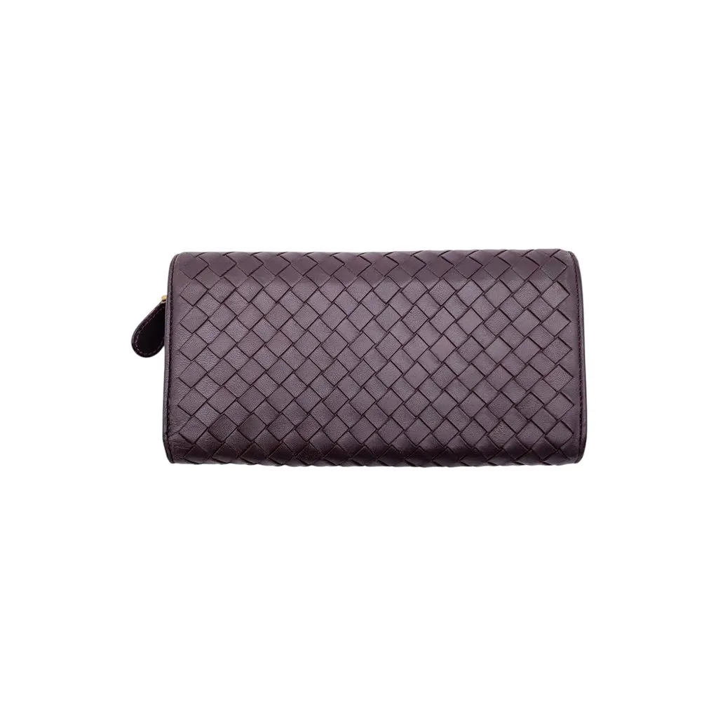 Bottega Veneta Wallet Brown Leather Good - Back View