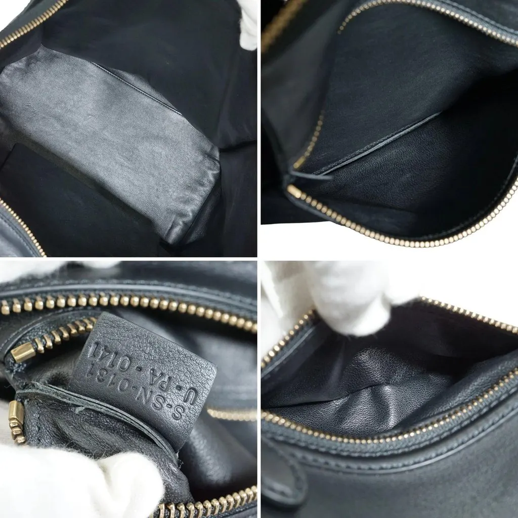 Celine Shoulder Bag Luggage mini Black Leather Good - Box View