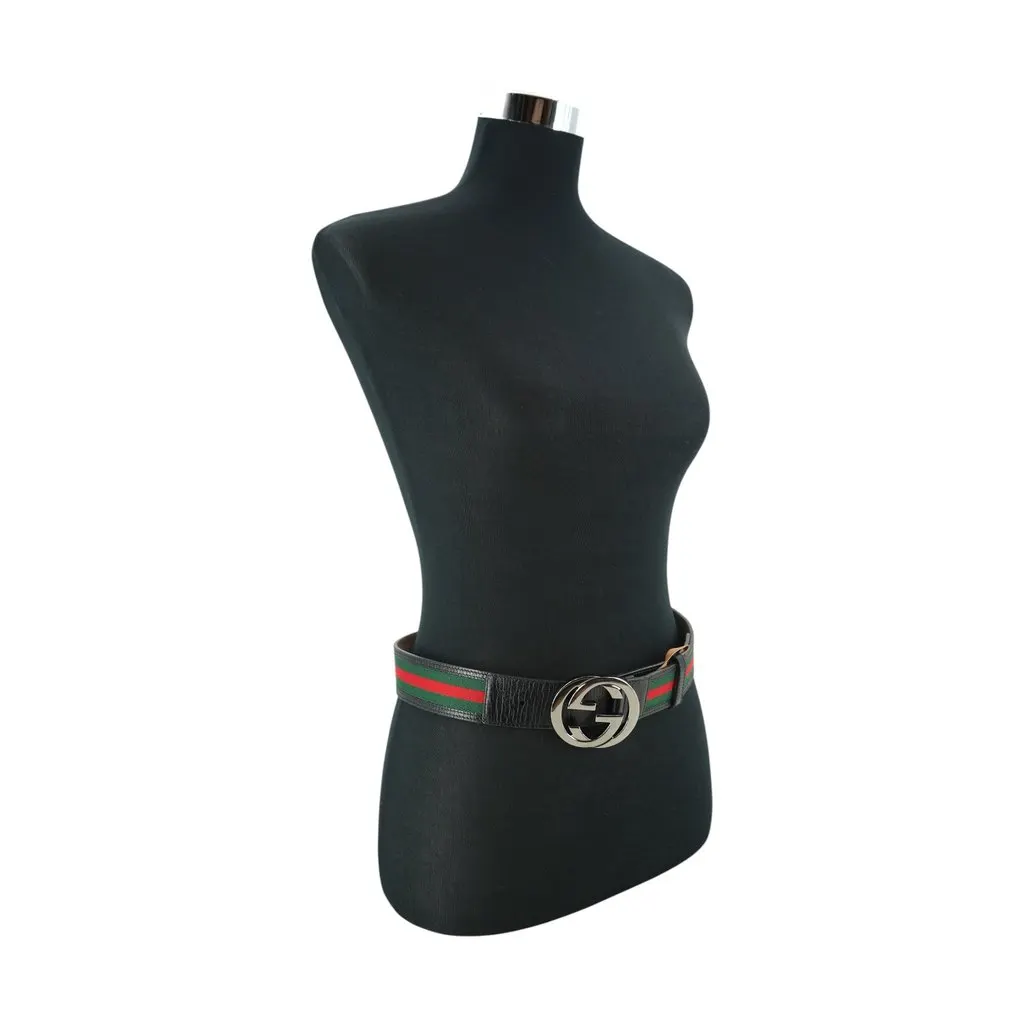 Gucci Belt Brown Leather Good - Back View