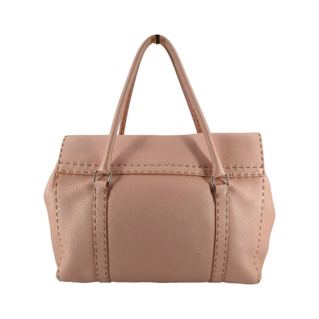 Fendi Handbag Linda Red Leather Good - Inside View