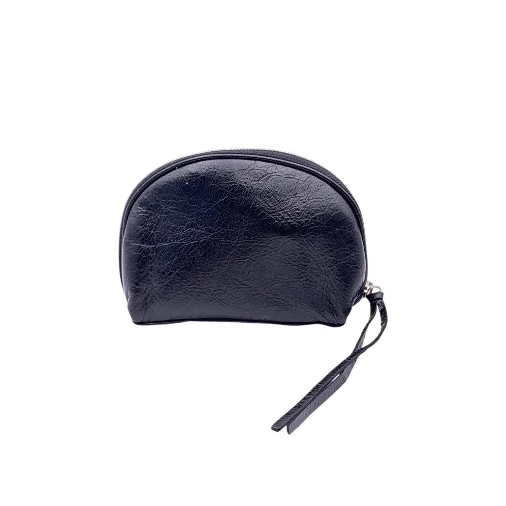 Balenciaga Clutch Bag Le Cagole Black Leather Good - Inside View