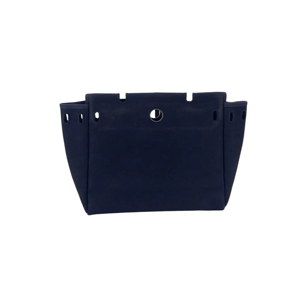 Hermes Handbag Vintage Herbag Black Canvas Good - Box View