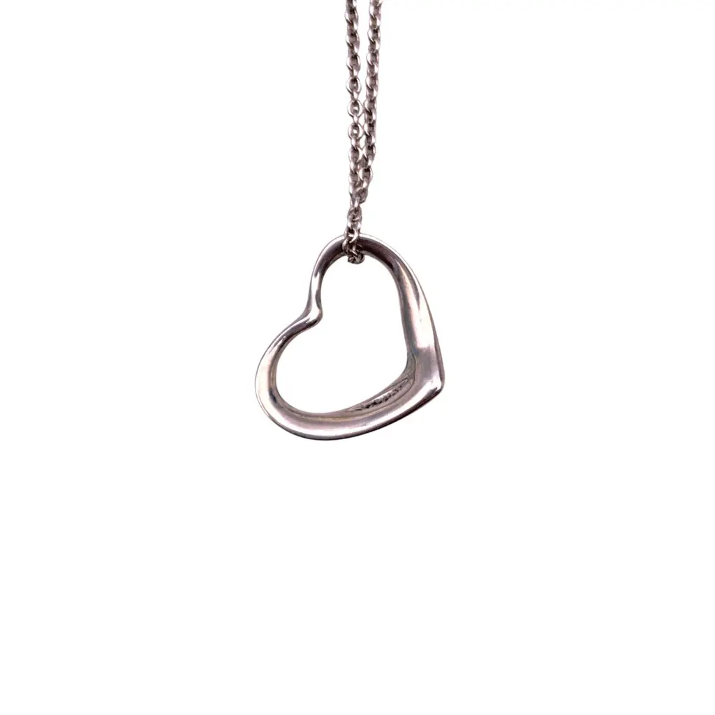 Tiffany & Co Necklace Silver Lace Good - Front View