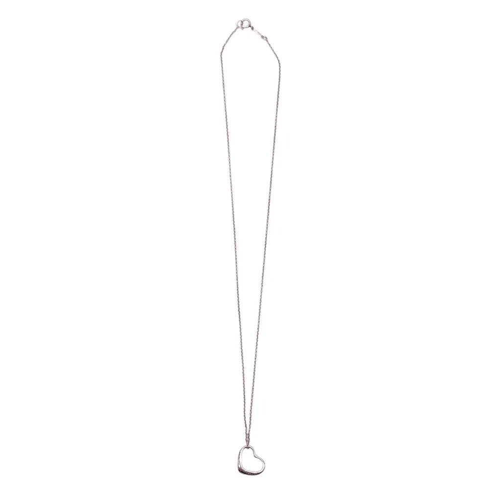 Tiffany & Co Necklace Silver Lace Good - Inside View