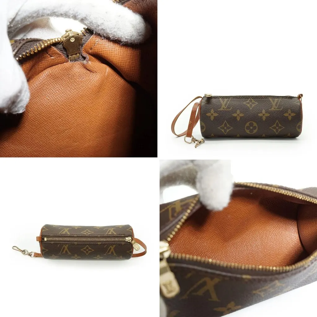 Louis Vuitton Handbag Vintage Papillon Brown Canvas Good - Model View