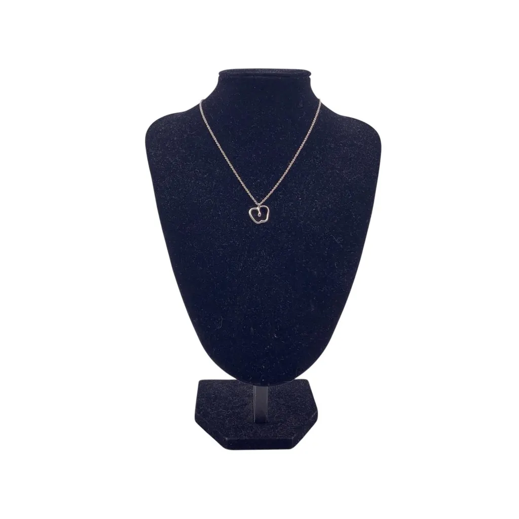 Tiffany & Co Necklace Silver Lace Good - Back View