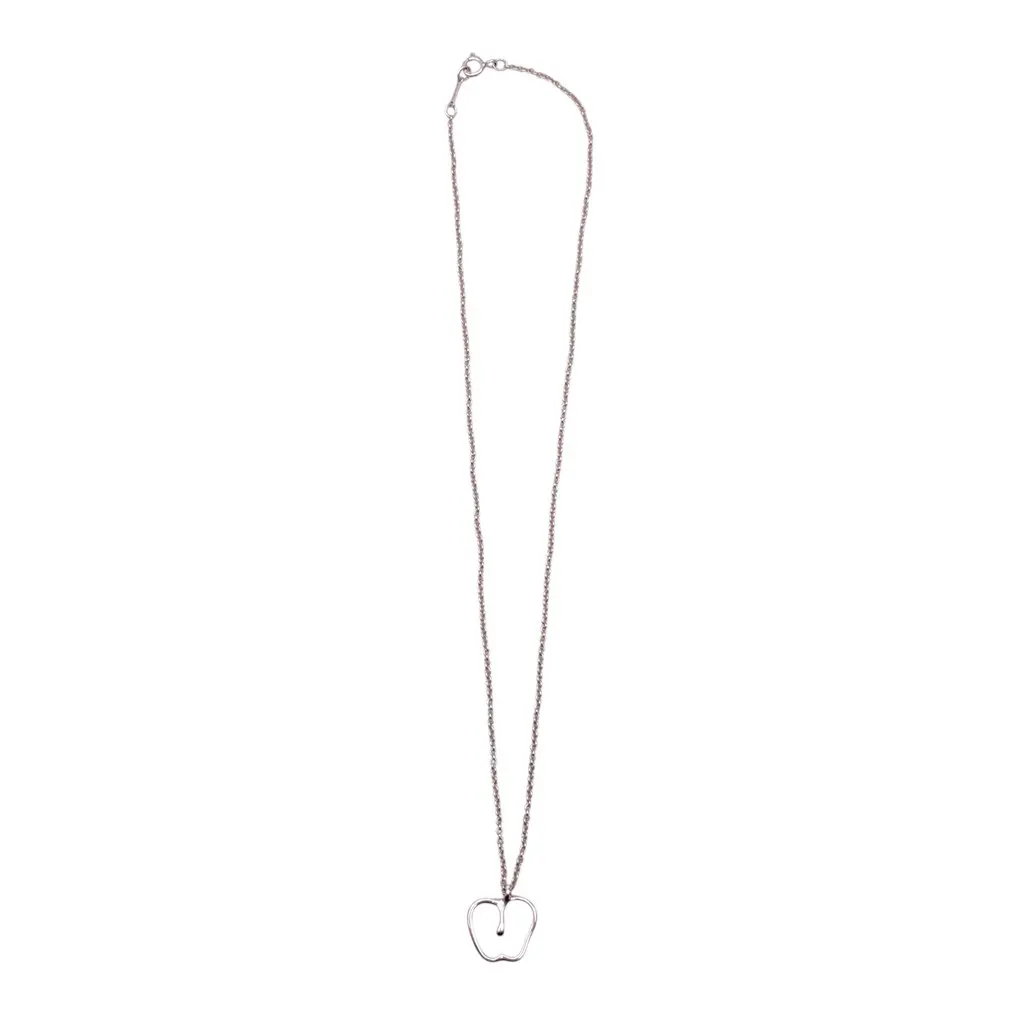 Tiffany & Co Necklace Silver Lace Good - Inside View