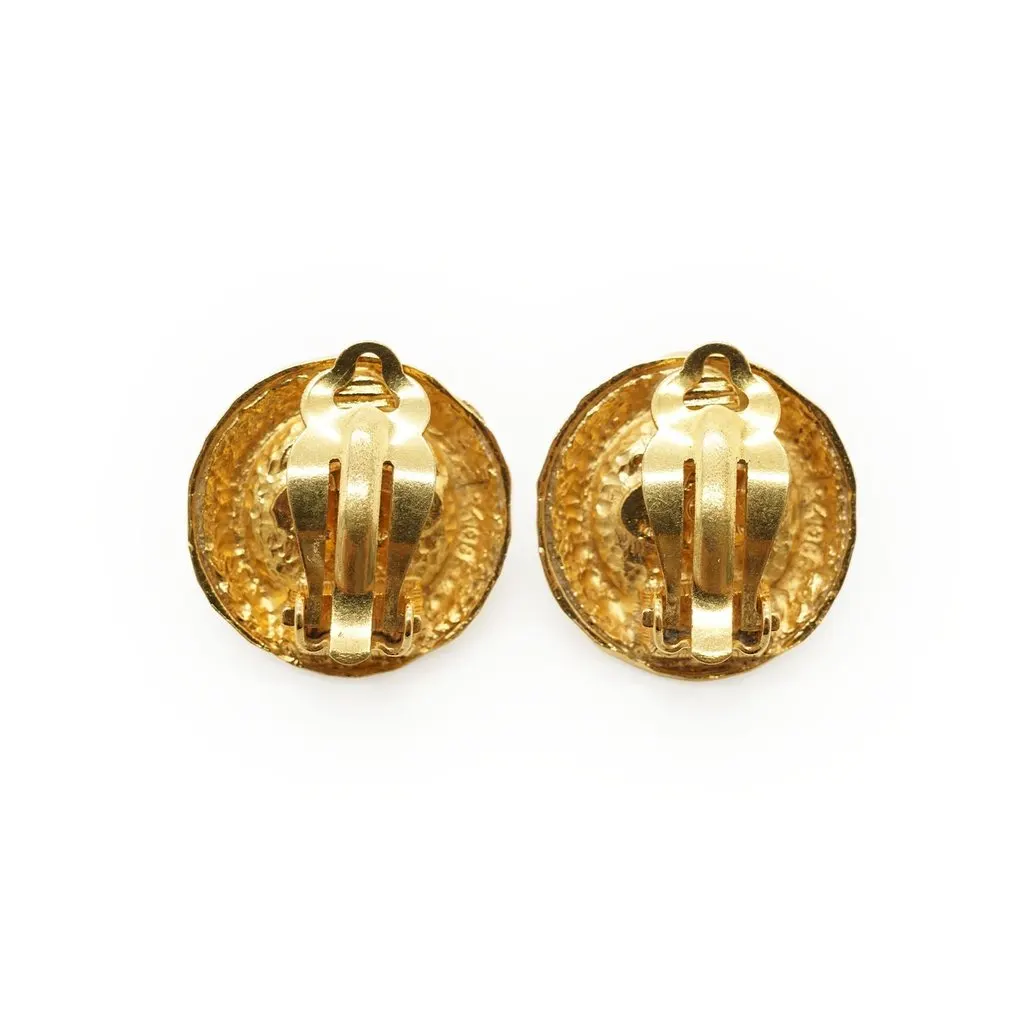Chanel Earrings Red Good - Inside View