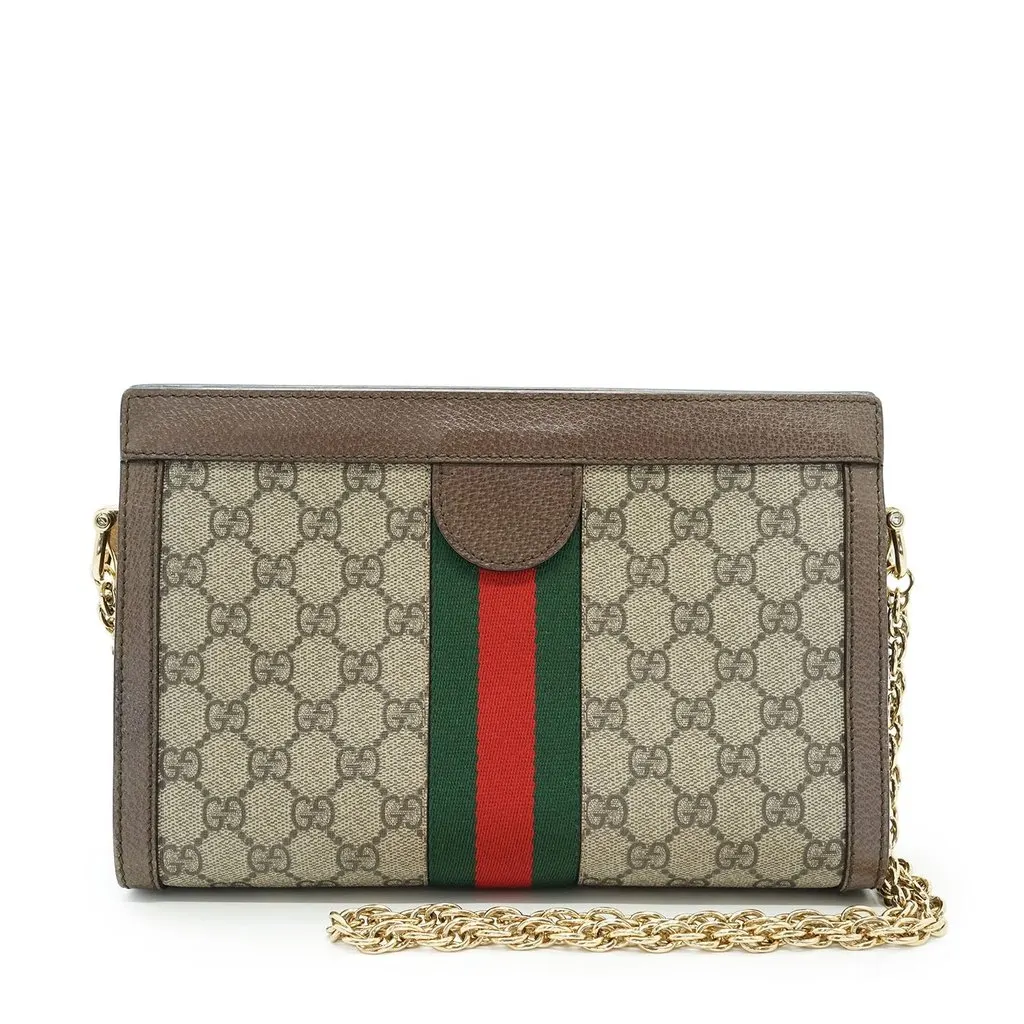 Gucci Shoulder Bag Jackie Beige Canvas Good - Back View