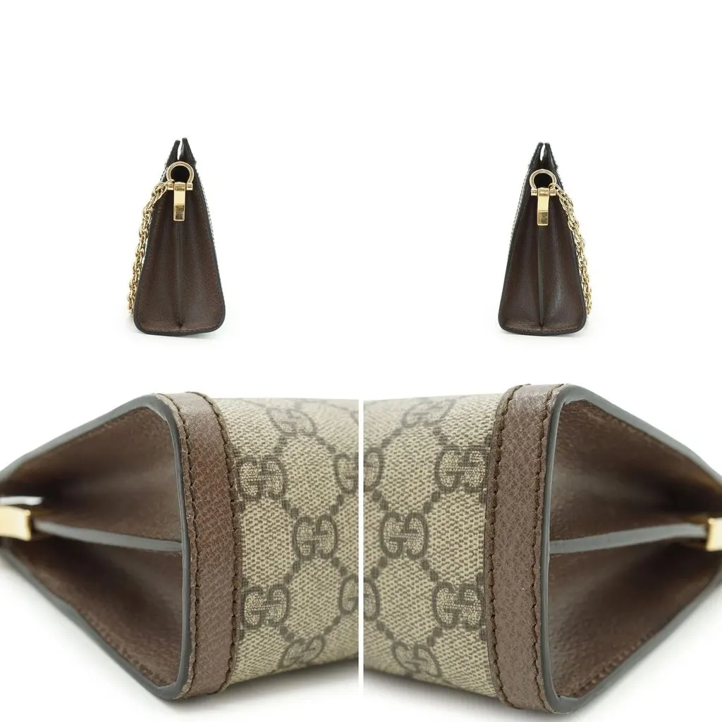 Gucci Shoulder Bag Jackie Beige Canvas Good - Model View