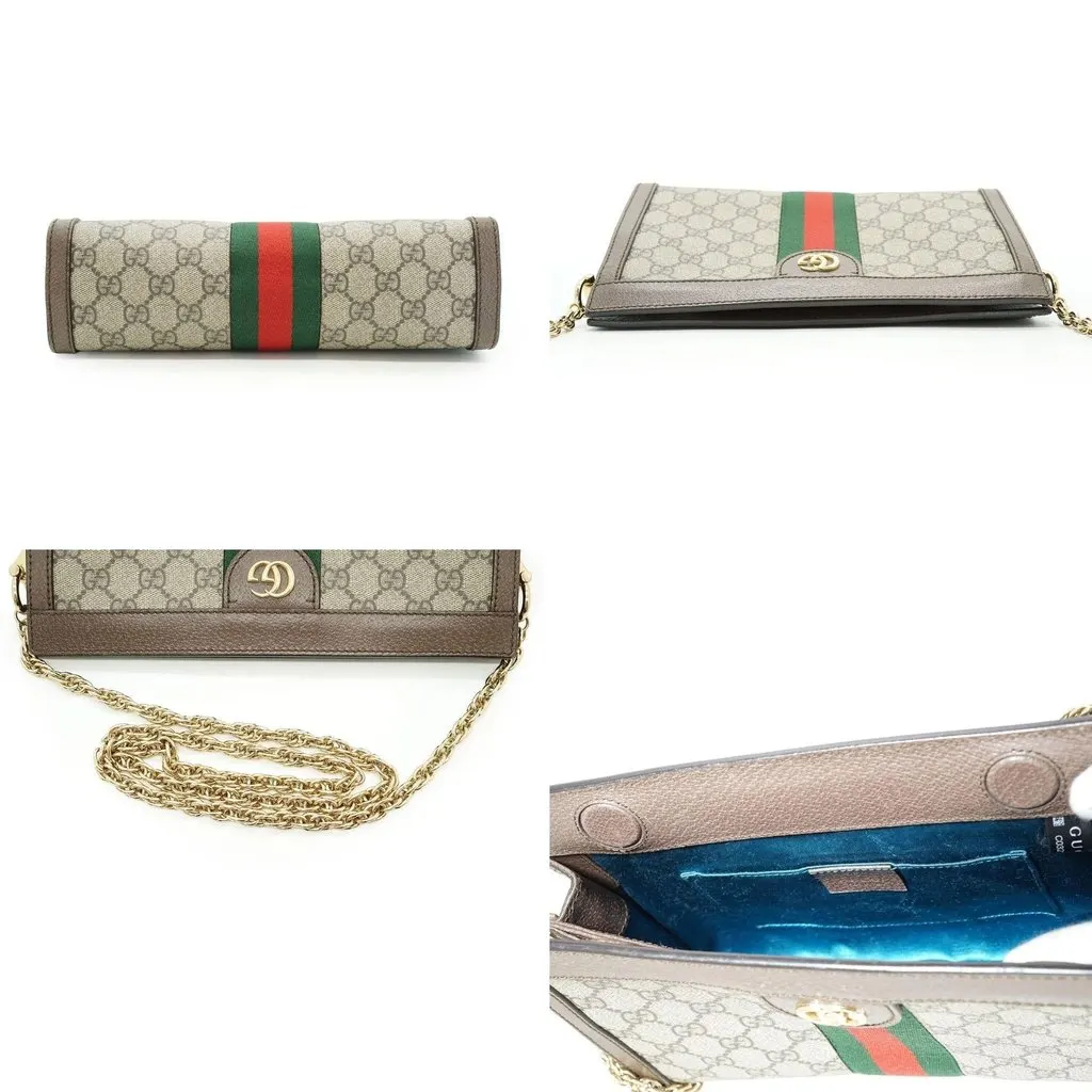 Gucci Shoulder Bag Jackie Beige Canvas Good - Box View