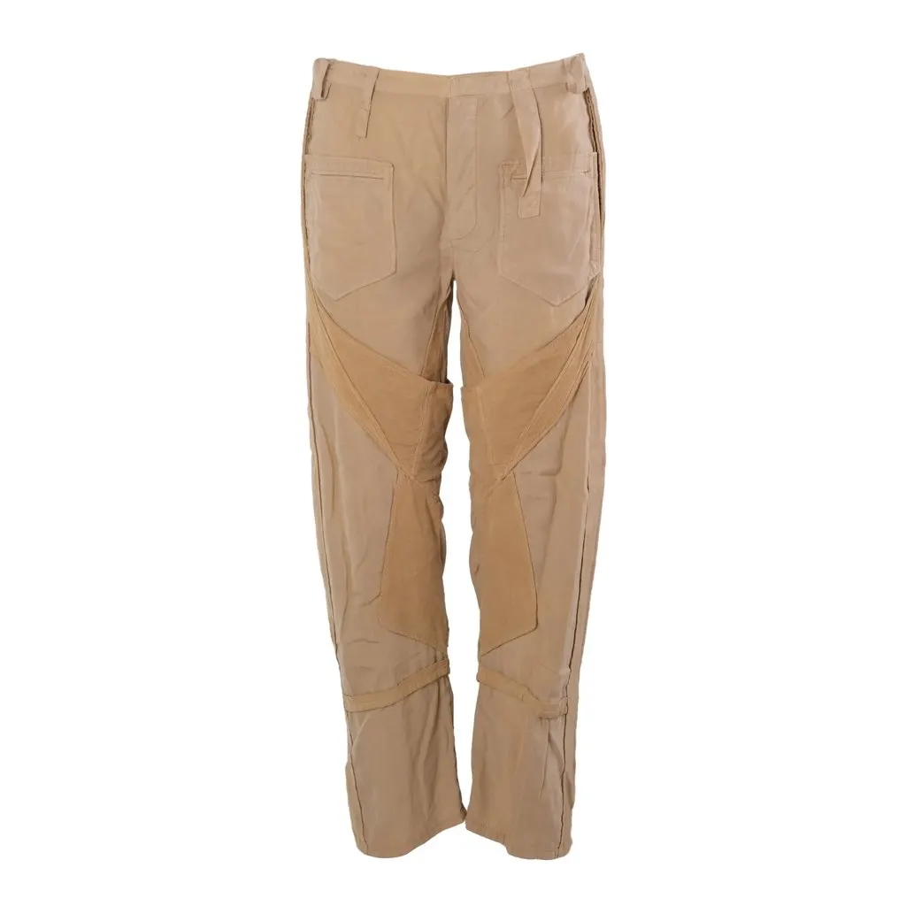 Balenciaga by Nicolas Ghesquière S/S 2002 Runway Patchwork Cargo Pants - '00s MultiColor Cotton Good - Box View