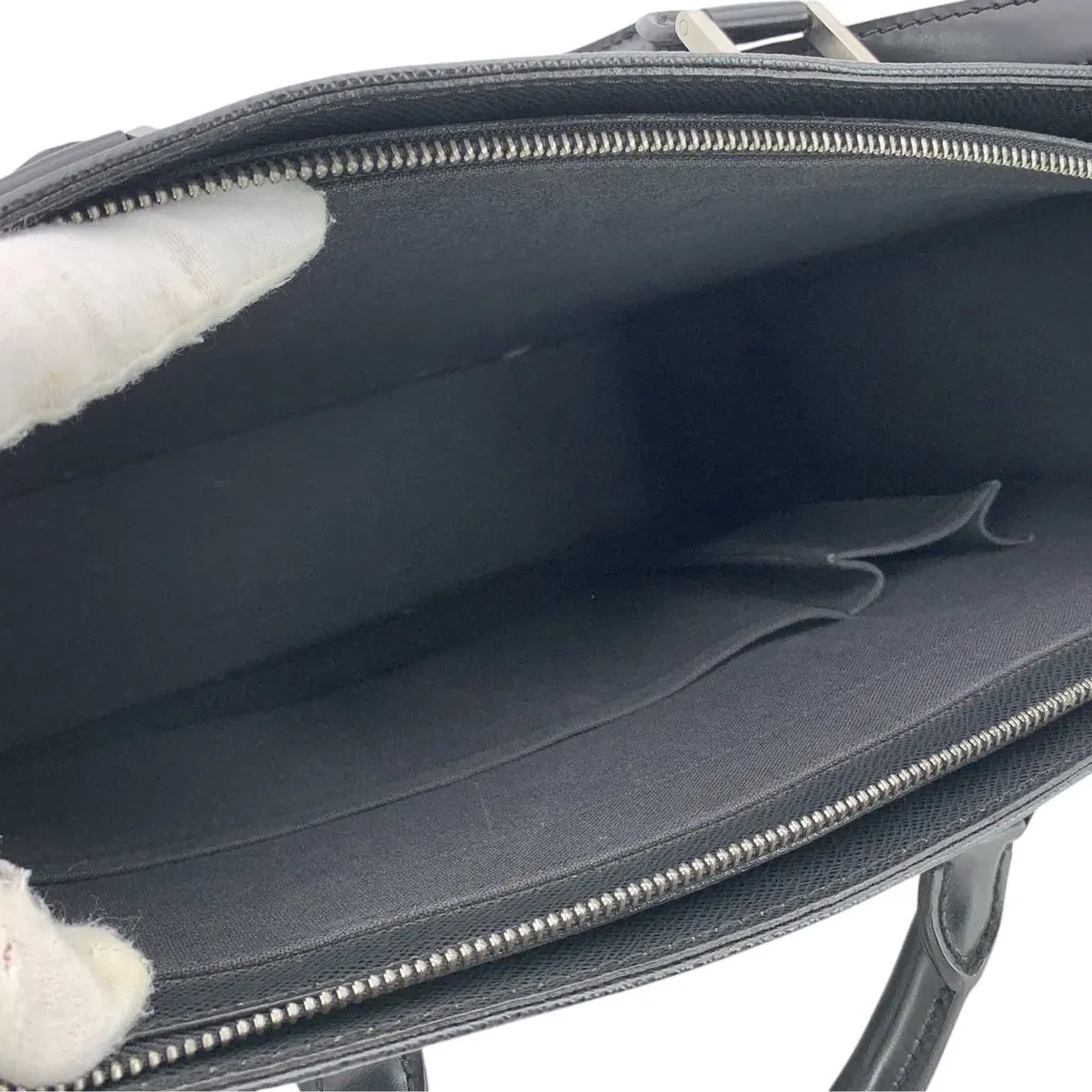 Louis Vuitton Briefcase Lozan Black Leather Good - Box View