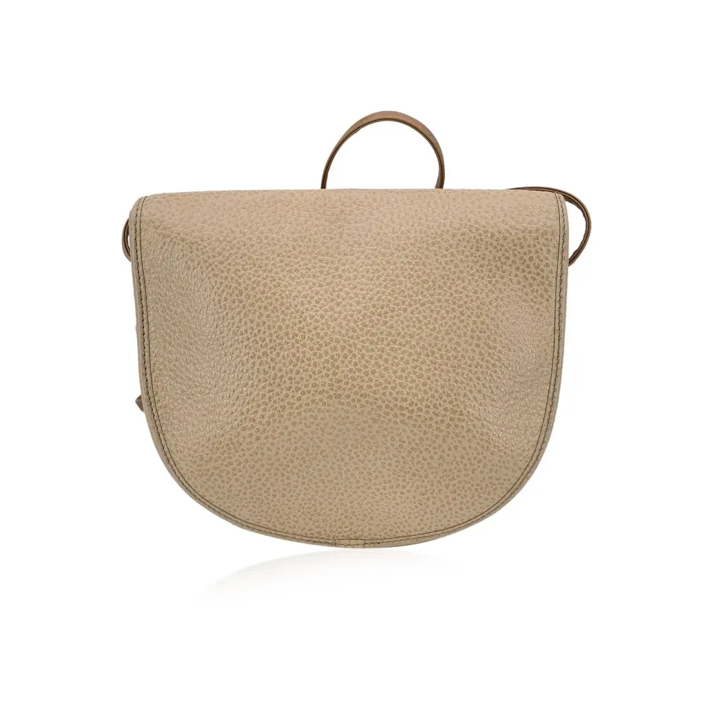 Dior Crossbody Bag Vintage Flap Bag Brown Leather Good - Inside View