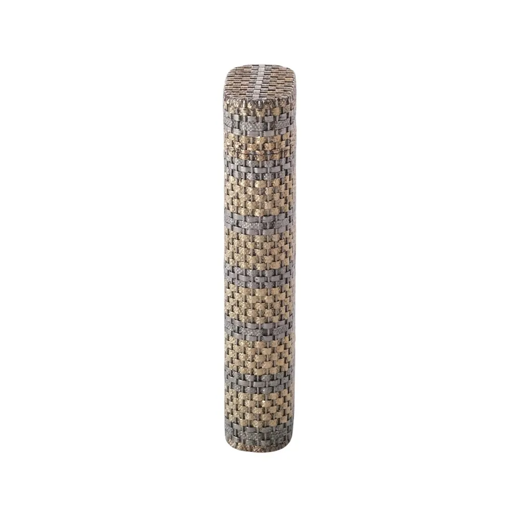 Cartier Les Must 18k Gold & Silver Woven Jacket Lighter - '70s Gold Good - Model View
