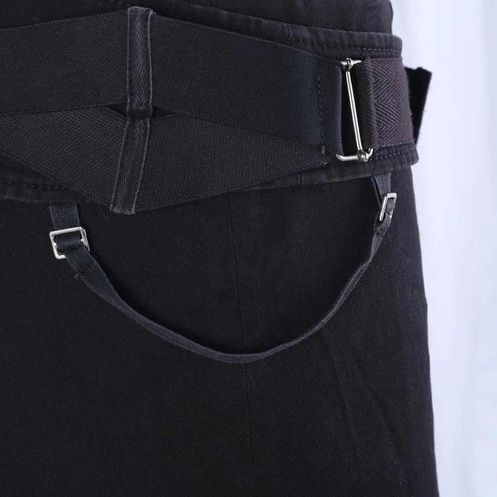Unsigned Hussein Chalayan Black Utility Belted Mini Skirt - '00s Black Good - Box View