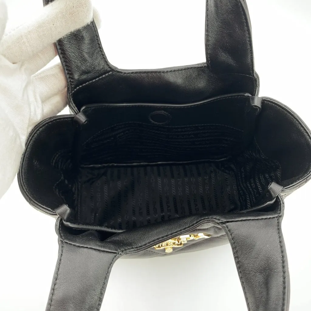 Prada Handbag Spectrum Black Leather Good - Box View