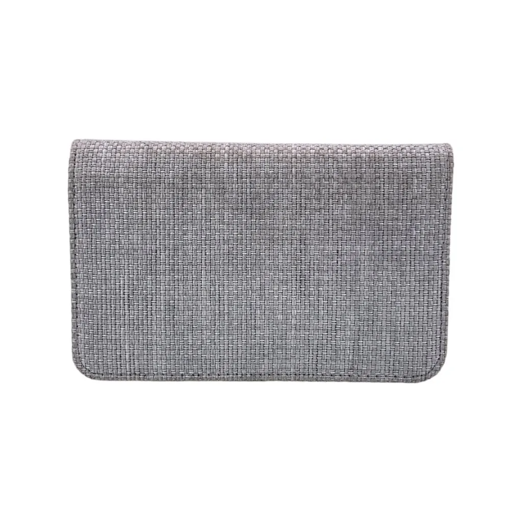Chanel Crossbody Bag Deauville Grey Canvas Good - Inside View