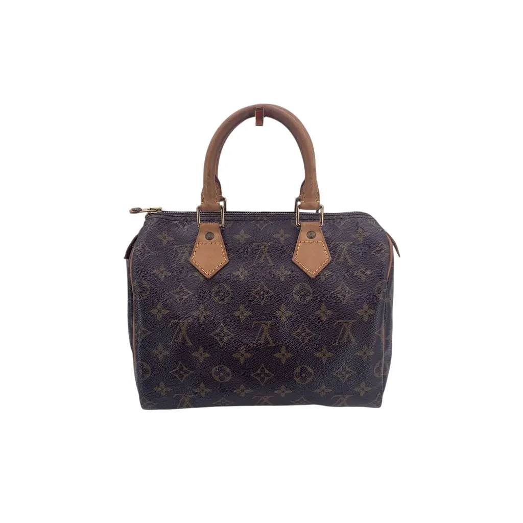 Louis Vuitton Handbag Speedy Brown Canvas Good - Inside View