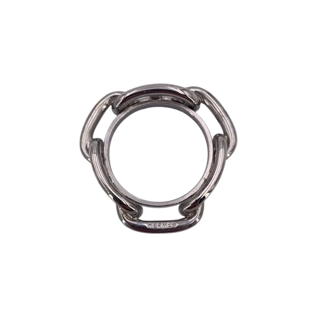 Hermès Accessory Silver Silk Good - Front View