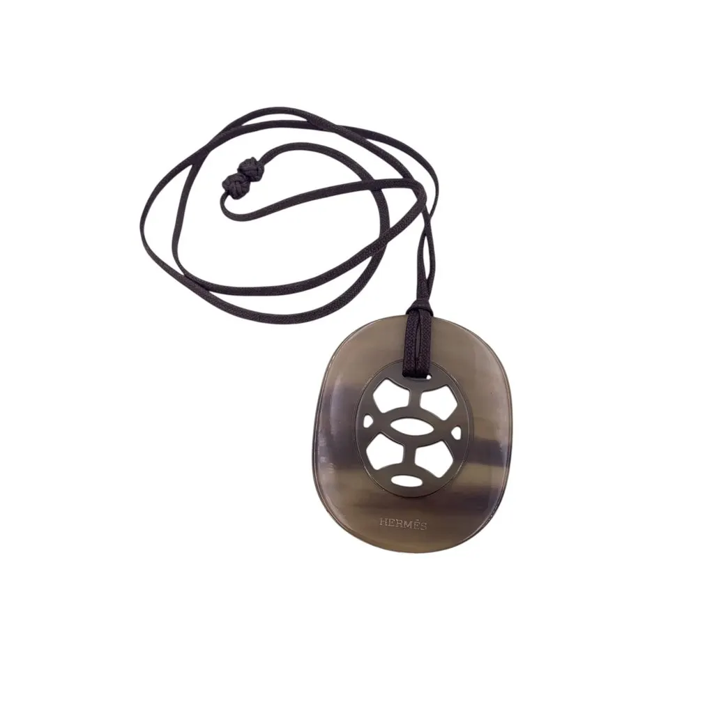 Hermès Necklace Brown Lace Good - Box View