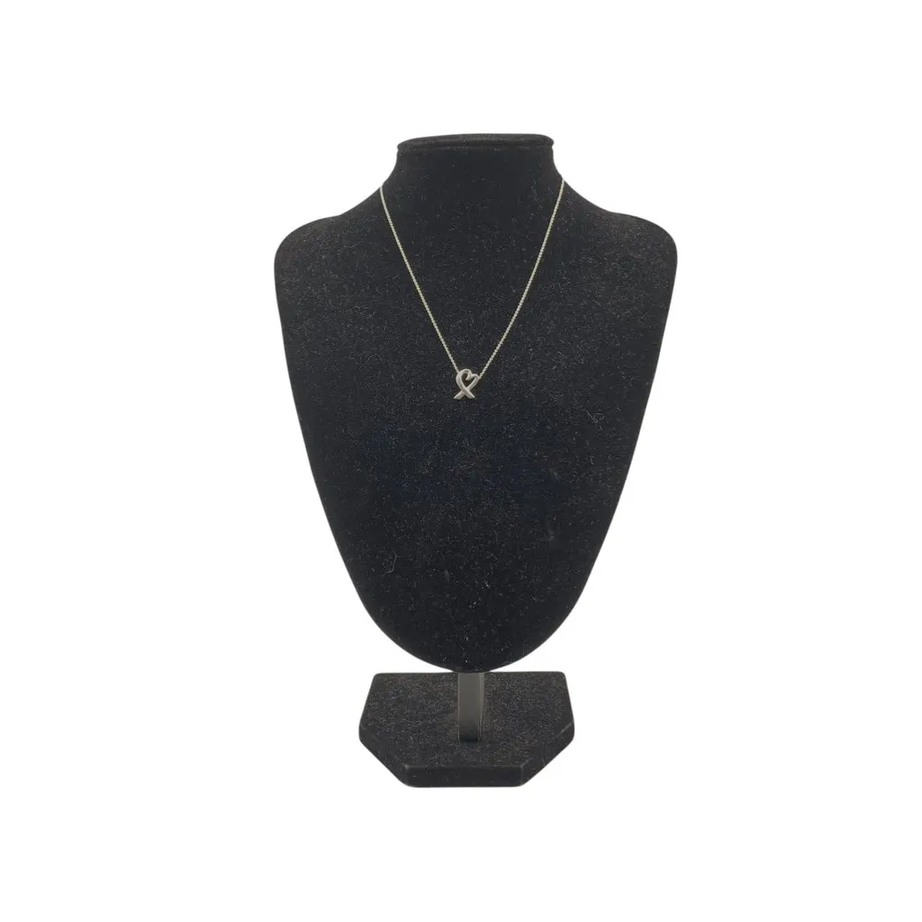 Tiffany & Co Necklace Silver Lace Good - Back View