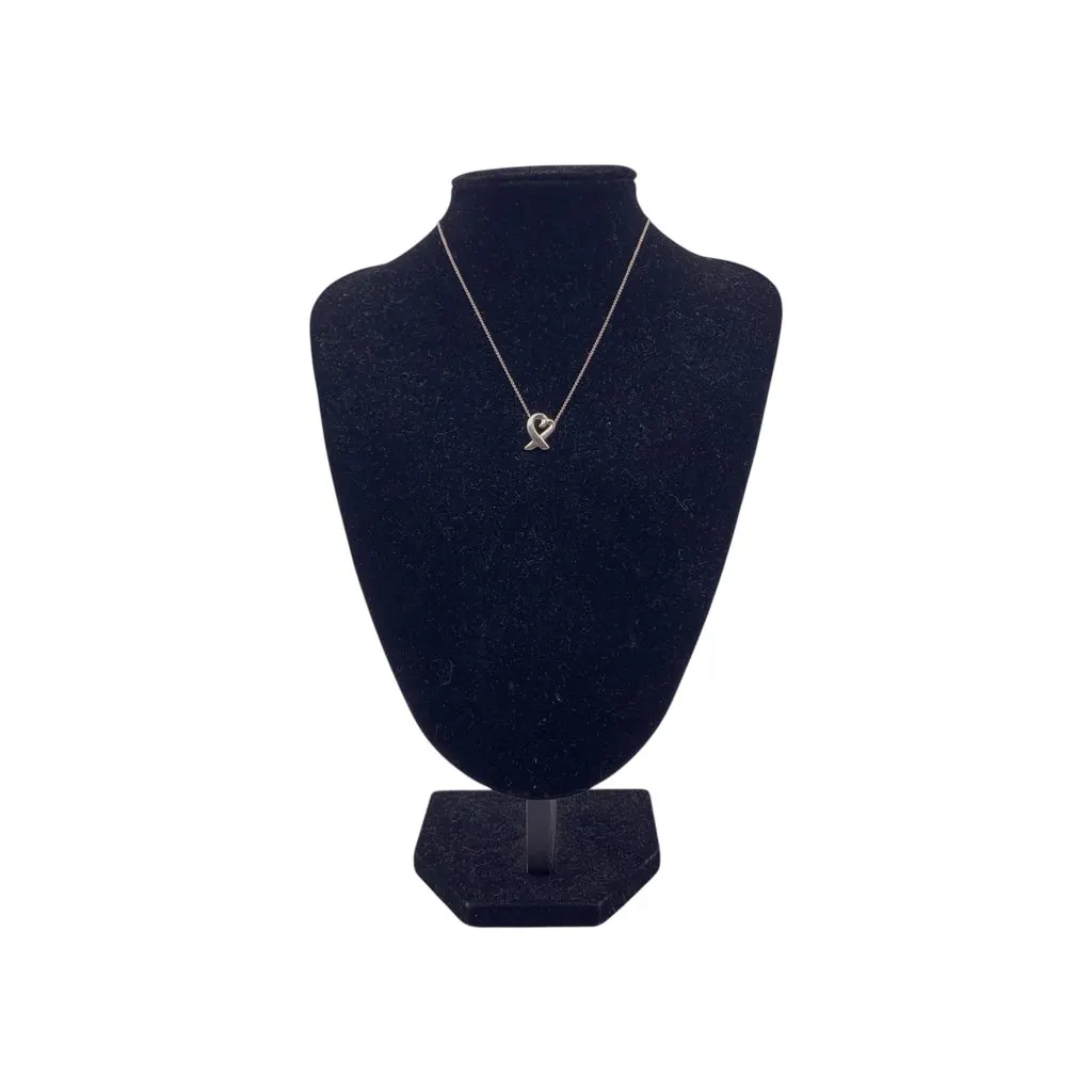 Tiffany & Co Necklace Silver Lace Good - Back View
